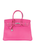 Birkin Candy 35 in Epsom Rose Tyrien Rubis, front view